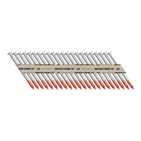 Simpson Strong-Tie N10DHDGPT2500 Strong-Drive (2-1/2 in. x .148 in.) 33 Degree SCN Smooth-Shank Connector Nail (2500 Pack)