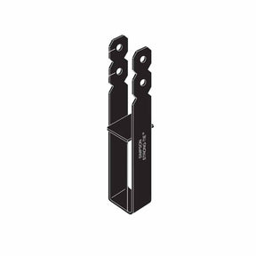 Simpson Strong-Tie OCB88 (7/1/2"x 9-1/2") 3 Gauge Ornamental Column Base - Black Powder Coated Coated