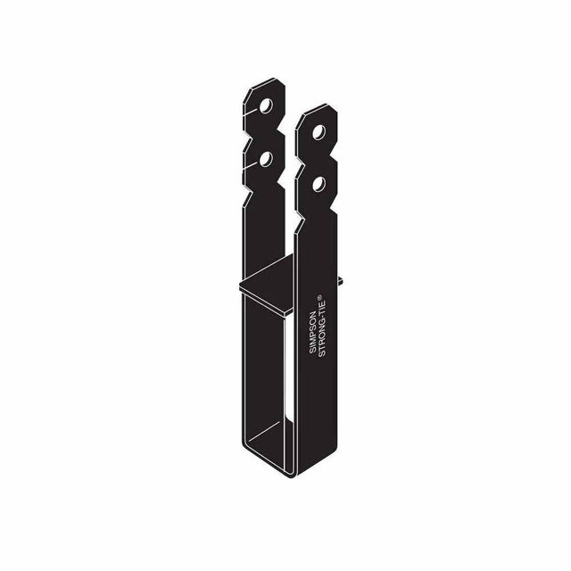 Simpson Strong-Tie OCB88 (7/1/2"x 9-1/2") 3 Gauge Ornamental Column Base - Black Powder Coated Coated