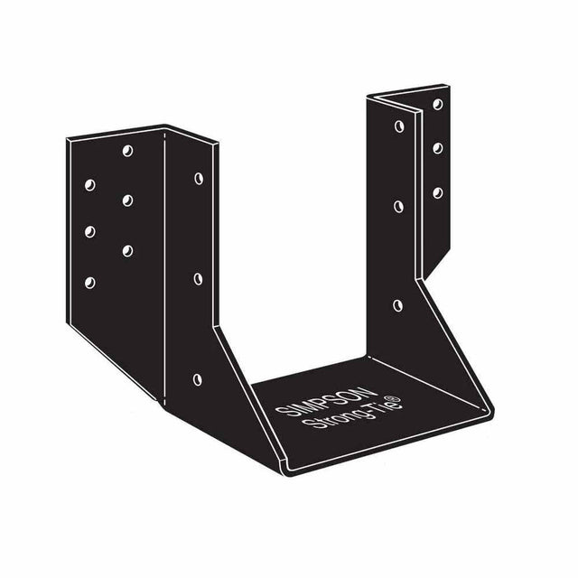 Simpson Strong-Tie OHU46-SDS3 (4x6) Black Powder-Coated Ornamental Joist Hanger with SDS Screws