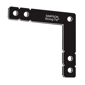 Simpson Strong-Tie OL (12 in. x 12 in.) Black Powder-Coated Ornamental L Angle