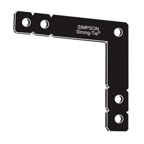 Simpson Strong-Tie OL (12 in. x 12 in.) Black Powder-Coated Ornamental L Angle