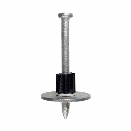Simpson Strong-Tie PDPAWL-225 (1" Washer, 2-1/4", 0.157" Shank) Powder-Actuated Pin with Washer, Mechanically Galvanized Steel (100 Pack)
