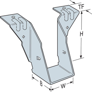 Simpson Strong-Tie PF24Z (2x4) 8Ga Post-Frame Top-Flange Hanger - ZMAX Finish - 2