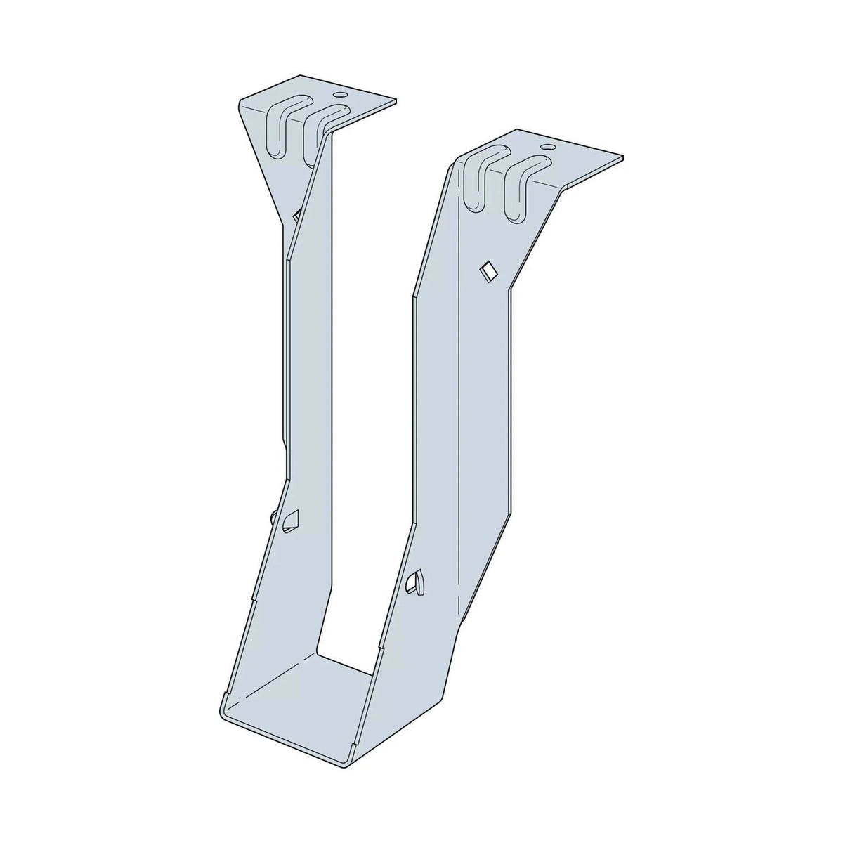 Simpson Strong-Tie PF26 (2x6) 8Ga Post-Frame Top-Flange Hanger - G90 Galvanized - 3