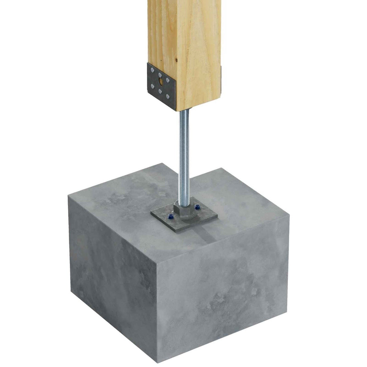 Simpson Strong-Tie PPBF44 (4x4) 12 Gauge Adjustable Porch Post Base - 3