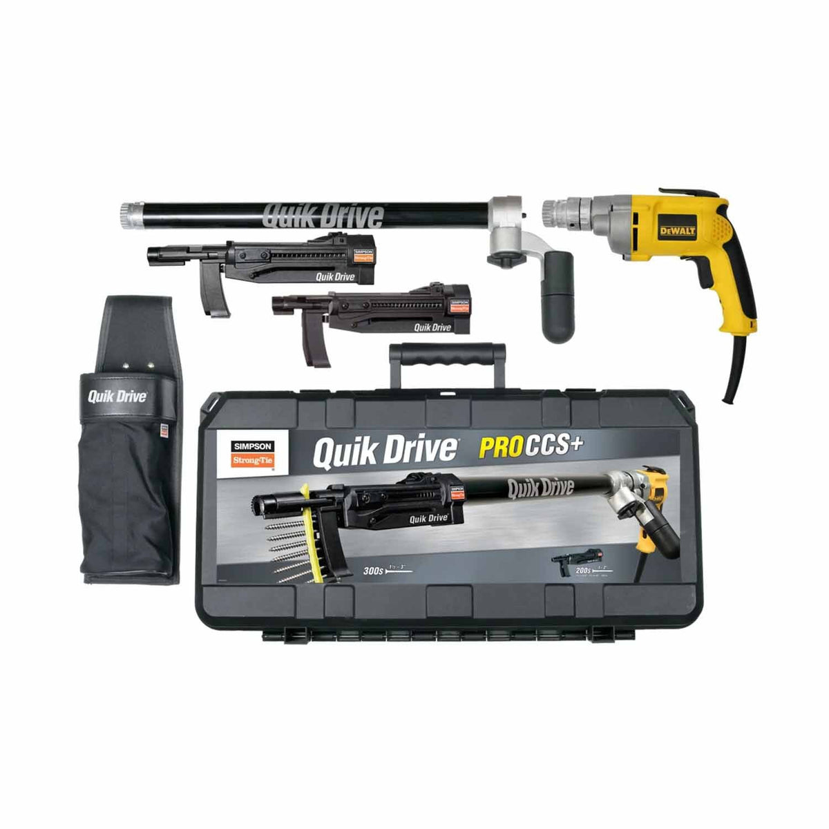 Simpson Strong-Tie PROCCS+D25K Quik Drive (Multi-Purpose Combo System w/DeWalt 2500 RPM Motor)