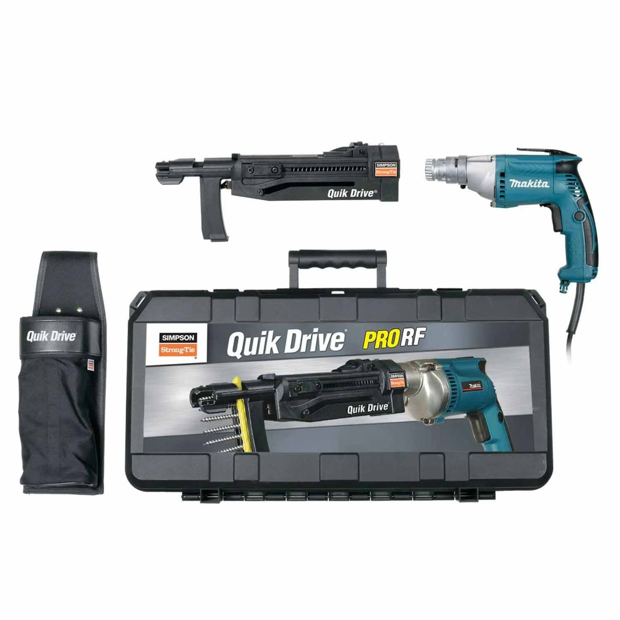 Simpson Strong-Tie PRORFG2M35K Quik Drive (2", 3500 RPM) Roofing Tile System with Makita Motor