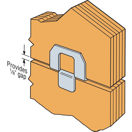 Simpson PSCL 1/2 Panel Sheathing Clip for 1/2-in. Plywood (250 Pack) - 4