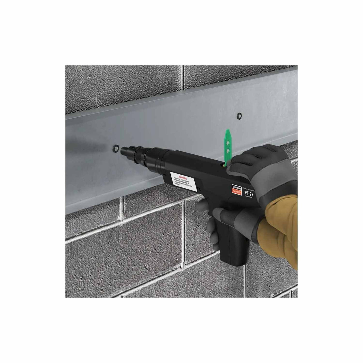 Simpson Strong-Tie PT-27 (.27 cal) General-Purpose Tool Semi-Automatic Powder-Actuated Fastening Tool - 7