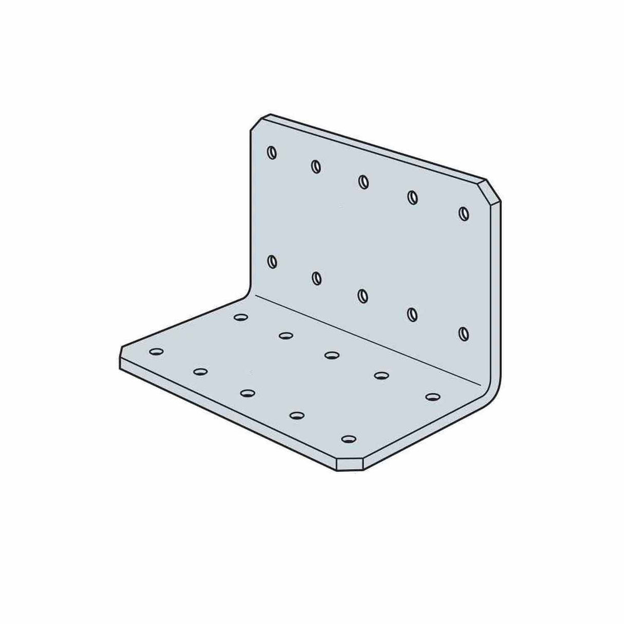 Simpson Strong-Tie RCA335/97-R35 (3" x 3" x 5" 12-Gauge) Galvanized Rigid Connector Angle (35 Pack)
