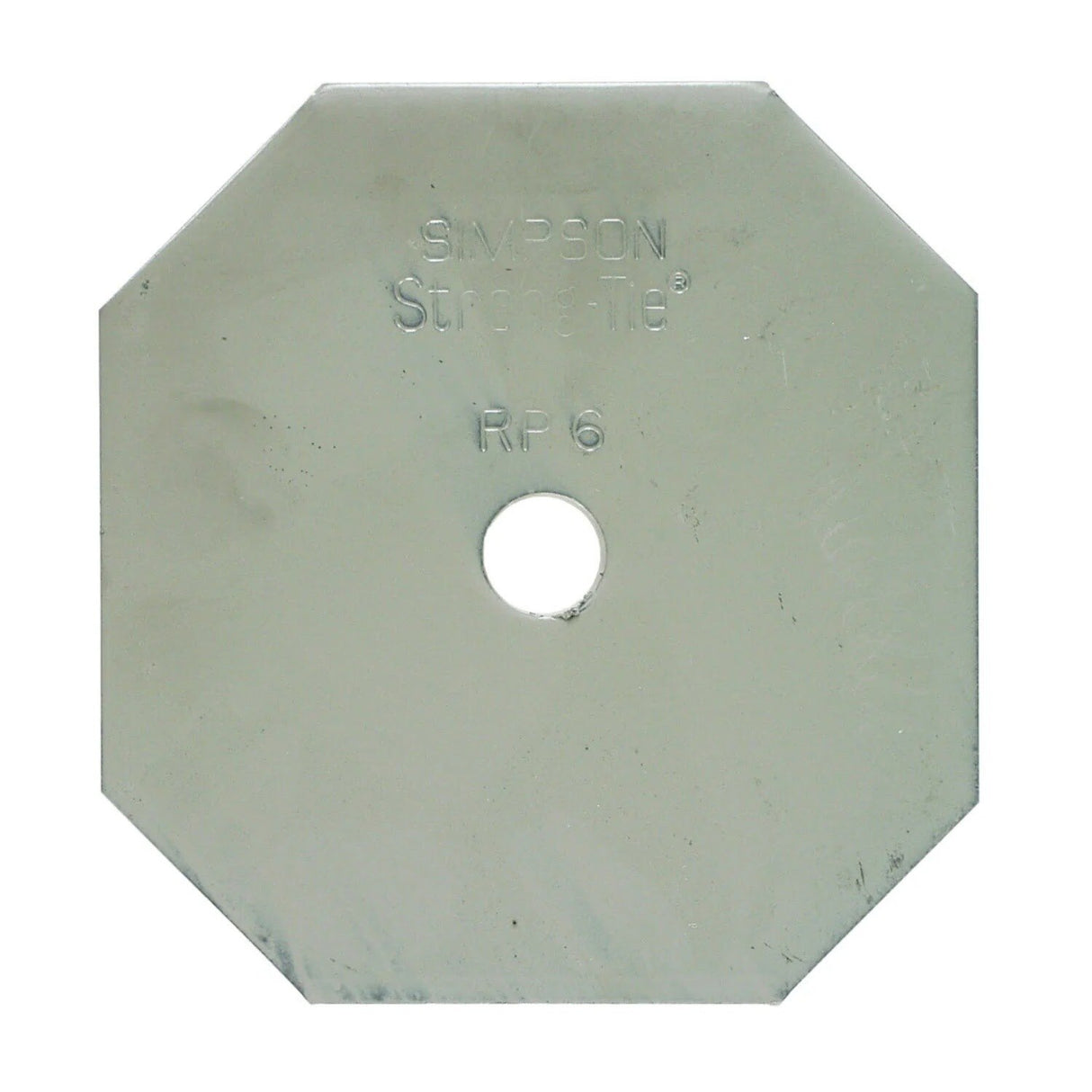 Simpson Strong-Tie RP6 (3/8") Retrofit Plate, Gray Paint