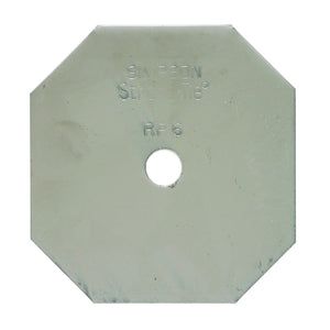 Simpson Strong-Tie RP6 (3/8") Retrofit Plate, Gray Paint