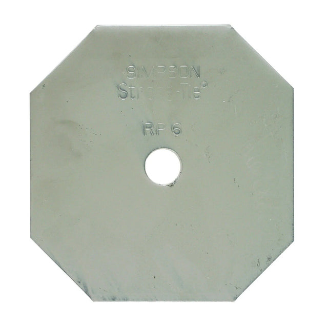 Simpson Strong-Tie RP6 (3/8") Retrofit Plate, Gray Paint