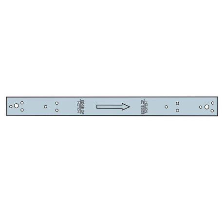 Simpson Strong-Tie RPS18 (18-5/16") 16Ga Retrofit Strap Tie - G90 Galvanized