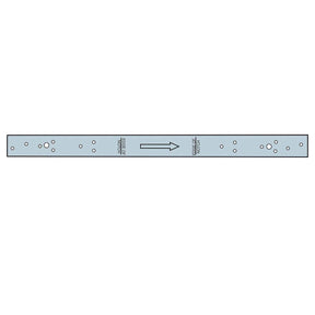 Simpson Strong-Tie RPS22 (22-5/16") 16Ga Retrofit Strap Tie - G90 Galvanized