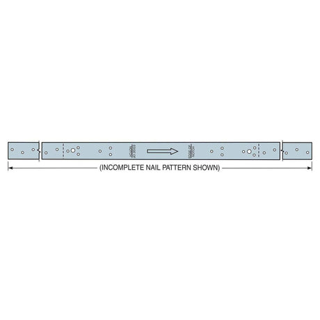 Simpson Strong-Tie RPS28Z (28-5/16") 16Ga Retrofit Strap Tie - ZMAX Finish
