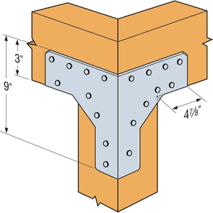 Simpson Strong-Tie RTC44 (4x) Rigid Tie Corner - Galvanized - 5