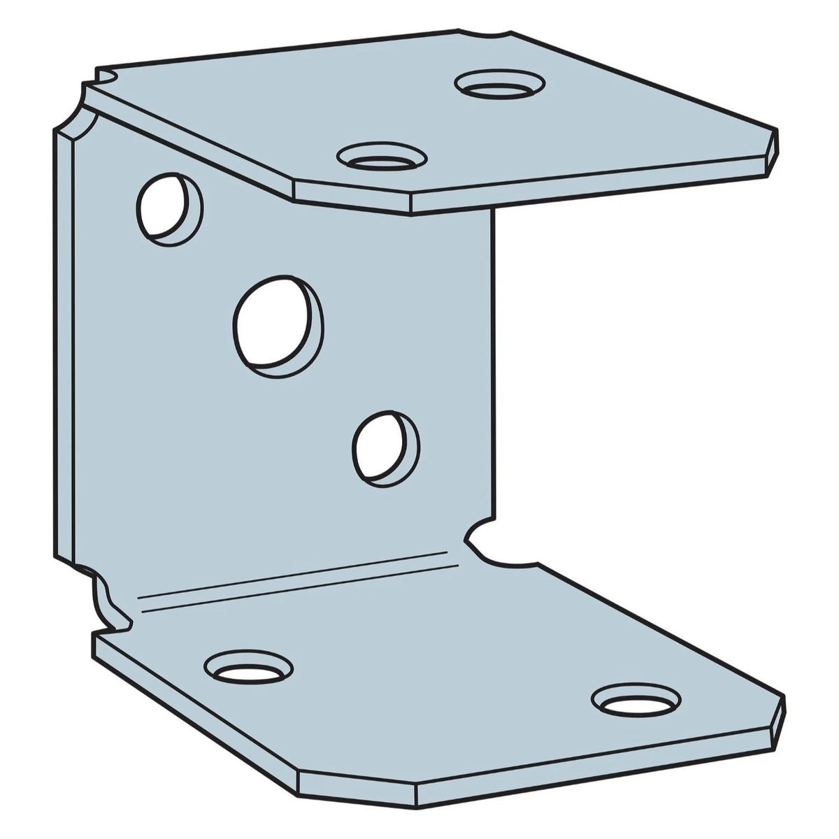 Simpson Strong-Tie RTU2 (2x Joist, 2x Post) Rigid Tie Connector - 2
