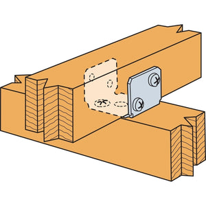 Simpson Strong-Tie RTU2 (2x Joist, 2x Post) Rigid Tie Connector - 3