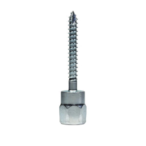 Simpson Strong-Tie RWV37100 (1/4" x 1", 3/8") Wood Rod Hanger Vertical Threaded Anchor for Rod (25 Pack)