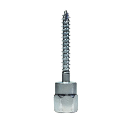 Simpson Strong-Tie RWV37100 (1/4" x 1", 3/8") Wood Rod Hanger Vertical Threaded Anchor for Rod (25 Pack)