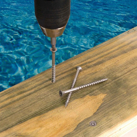 Simpson Strong-Tie S06125DT1 (#6 x 1-1/4") Bugle-Head Wood Screw, 6-Lobe Drive, T15, Type 305 (1 lb.) - 2