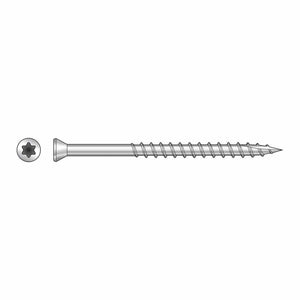 Simpson Strong-Tie S07225FTB (#7 x 2-1/4") Trim-Head Screw, 6-Lobe Drive, T15 Type 305 Stainless Steel (3000 Pack)