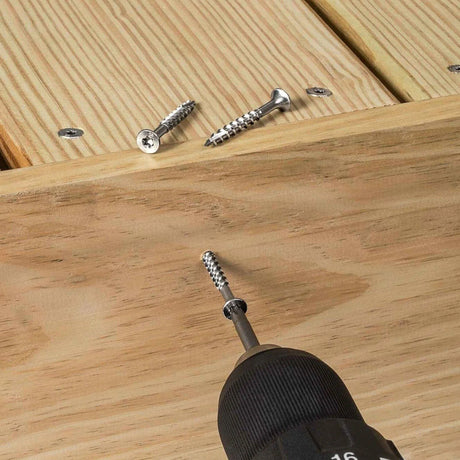 Simpson Strong-Tie S08162DT1 (#8 x 1-5/8") Bugle-Head Wood Screw, 6-Lobe Drive T20, Type 305 (1 lb.) - 3