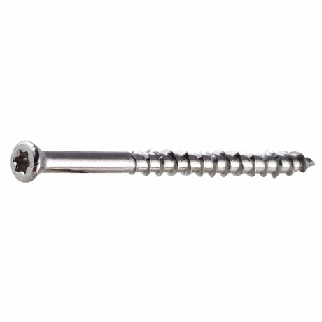 Simpson Strong-Tie S08250WJI Deck-Drive (#8 x 2-1/2") T-20 DWP Wood SS Screw, Trim Head, Type 305, Tan (350 Pack)