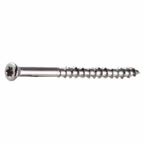 Simpson Strong-Tie S08250WJI Deck-Drive (#8 x 2-1/2") T-20 DWP Wood SS Screw, Trim Head, Type 305, Tan (350 Pack)