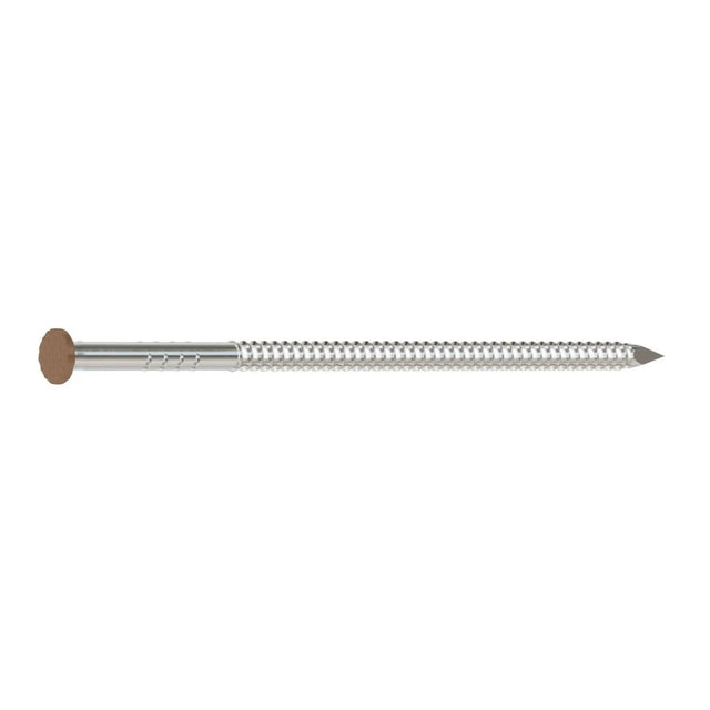 Simpson Strong-Tie S10SNDS1 (3" x .113") Painted Siding Nail, Type 304 Stainless Steel, Sienna (1 lb.)