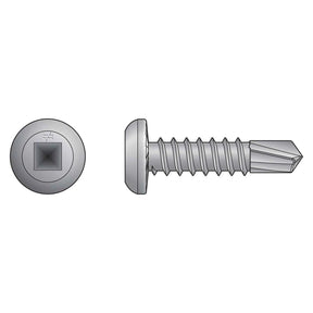 Simpson Strong-Tie S10T100PDM (#10 x 1") Self-Drilling Flat-Pan-Head Screw - Type 305 (1000 Pack)