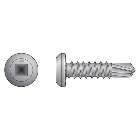 Simpson Strong-Tie S10T150PDM (#10 x 1-1/2") Self-Drilling Flat-Pan-Head Screw - Type 305 (1000 Pack)