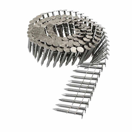 Simpson Strong-Tie S11A125RNBP (1-1/4") 15 Degree Wire Coil, Full Round Head, Ring-Shank Roofing Nail (720 Pack)