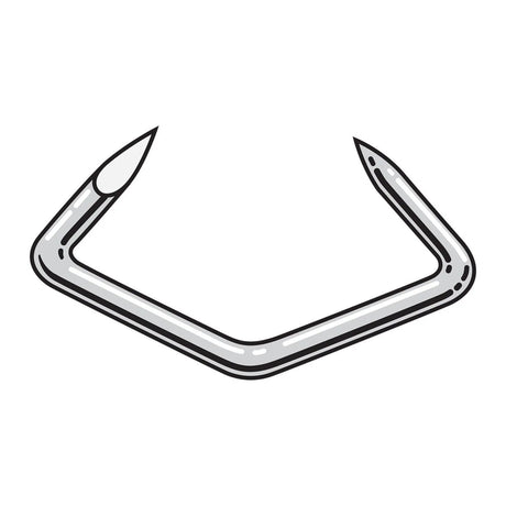 Simpson Strong-Tie S13075HR1 (1.57") 13 Gauge Hog Rings, Hill Pattern - 304 Stainless Steel (1 lb.)