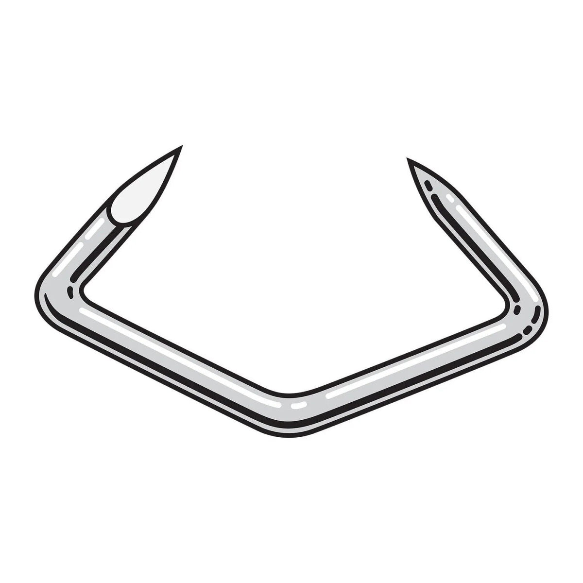 Simpson Strong-Tie S13075HRB (1.57") 13 Gauge Hog Rings, Hill Pattern - 304 Stainless Steel (25 lb.)