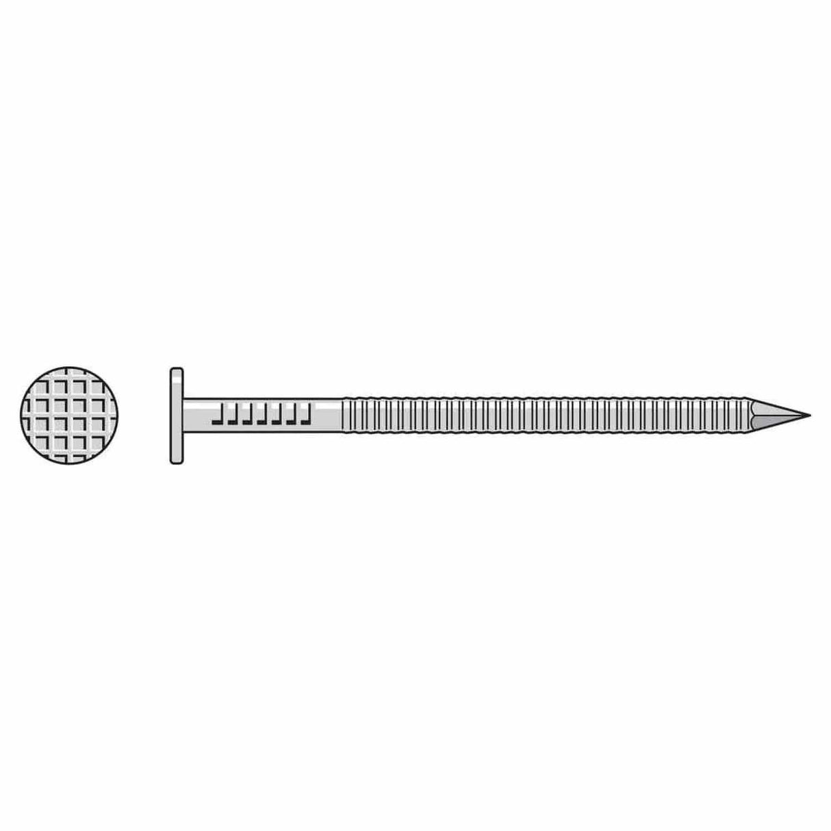 Simpson Strong-Tie S6SND1 (2" x 0.092") Stainless Steel Wood Siding Nail (1 lb. Tub)