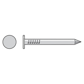 Simpson Strong-Tie S810RNB (2-1/2" x .131") Stainless Steel Roofing Nail - Smooth Shank Type 304 (25 Pack)
