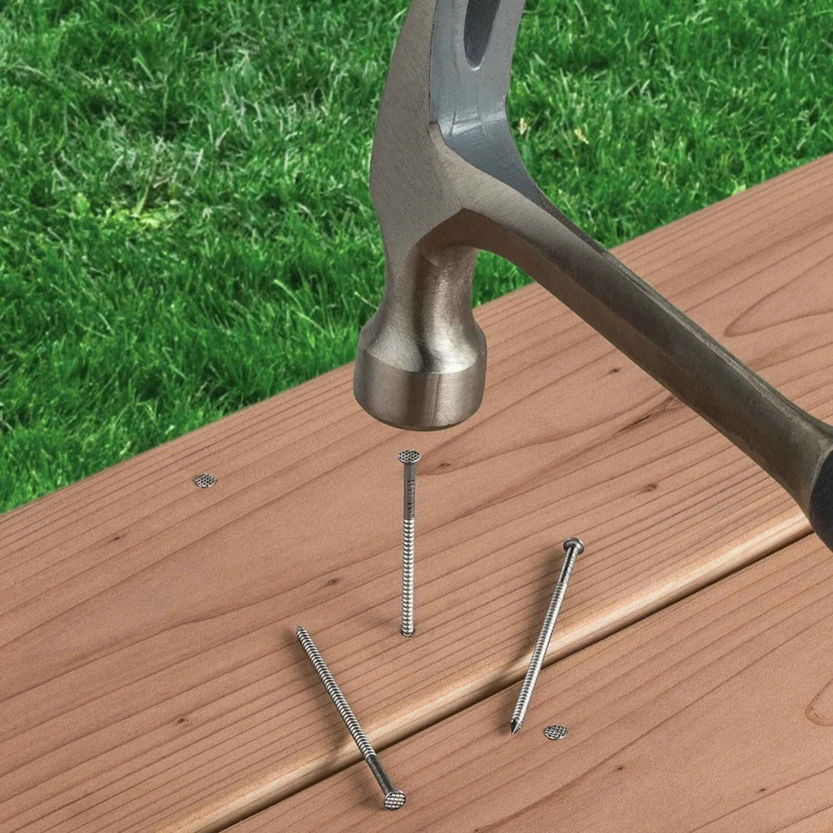 Simpson Strong-Tie S8CRDR1 Strong-Drive (2-1/2 in. x .113 in.) Cedar and Redwood Decking Nail - 304 Stainless Steel (1 lb.) - 2