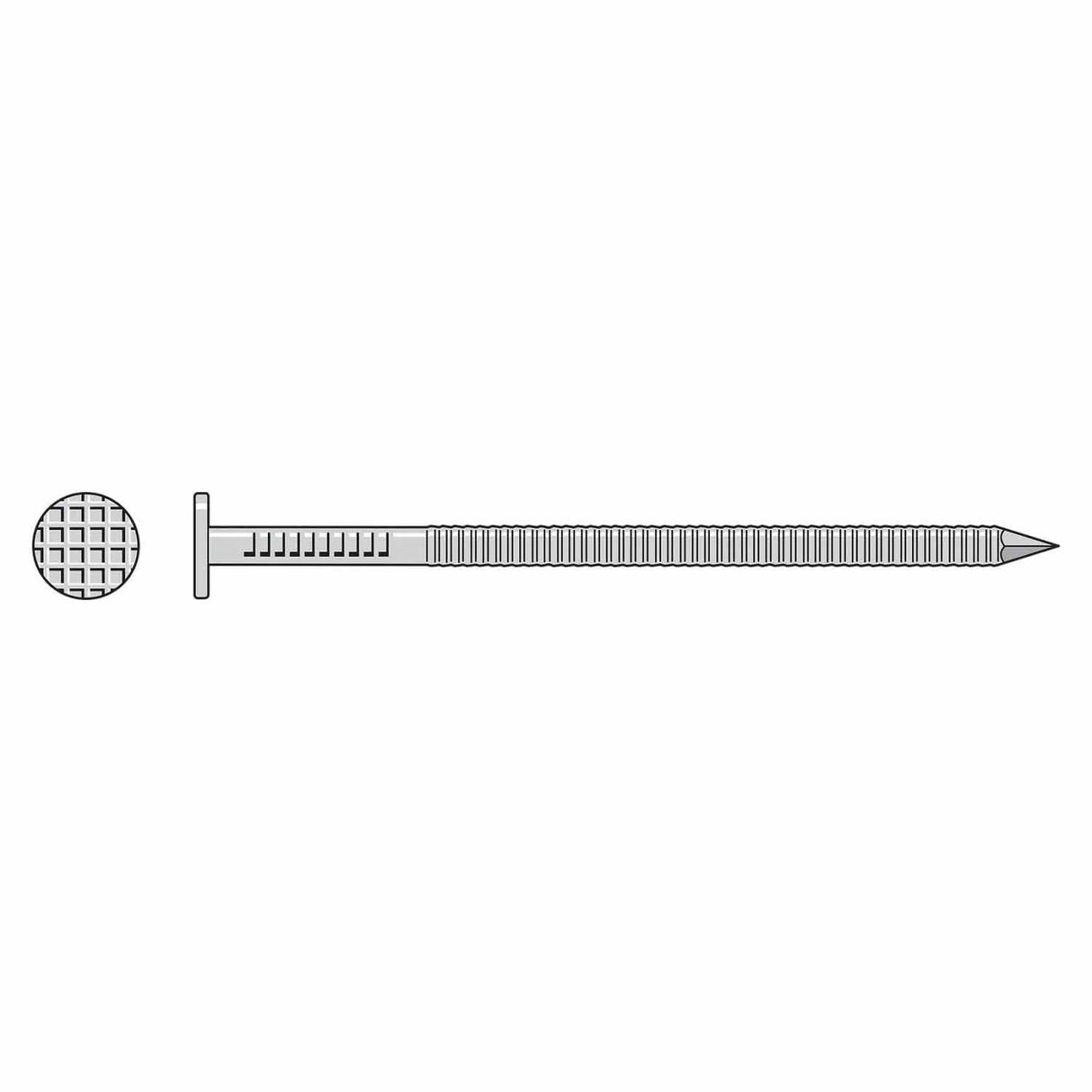 Simpson Strong-Tie S8HPTD1 (2-1/2" x .131") Preservative-Treated Wood Decking Nail, Ring Shank, Type 304 Stainless Steel (1 lb. Tub)