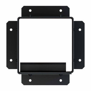 Simpson Strong-Tie SAGE-B66-KT2 (6x6) Black Powder Coated Sage-B Post Base with Screws (2 Pack) - 3