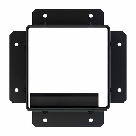 Simpson Strong-Tie SAGE-B66-KT2 (6x6) Black Powder Coated Sage-B Post Base with Screws (2 Pack) - 3