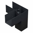 Simpson Strong-Tie SAGE-C66-KT2 (6x6) Sage-C Black Powder-Coated Corner Connector with Screws (2 Pack)