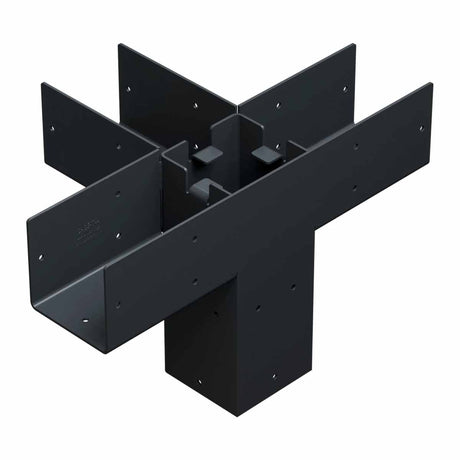 Simpson Strong-Tie SAGE-T44-KT1 (4x4) Sage-T Middle-T Connector Kit with Screws - ZMAX/Black Coating