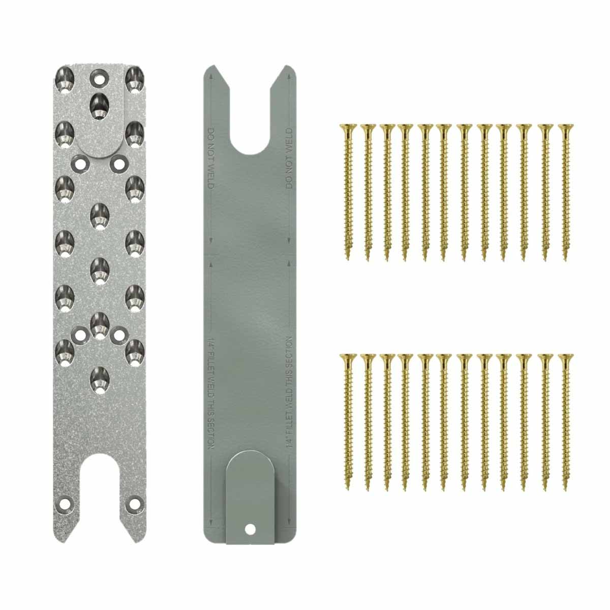Simpson Strong-Tie SCBH3X15.37W-KT S(3" x 15-3/8") Concealed Beam Hanger Kit - Gray Paint - 2