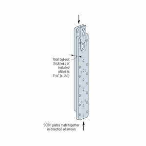 Simpson Strong-Tie SCBH3X15.37W-KT S(3" x 15-3/8") Concealed Beam Hanger Kit - Gray Paint - 5