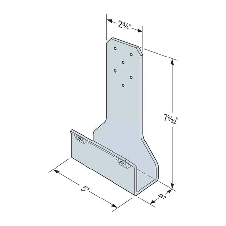 Simpson SCLC1.75 Strong-Tie Stair Cassette Ledger Connector for 1-3/4" Ledger Thickness - 2