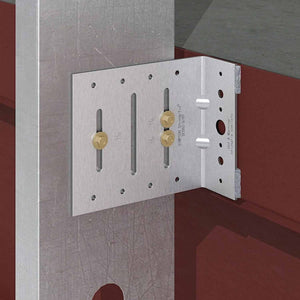 Simpson Strong-Tie SCS32-5/97-KT25 (3-1/2" x 97 mil) 12 Gauge SCS Seismic Bypass Framing Connector Kit with Screws, G90 Galvanized (25 Pack) - 3