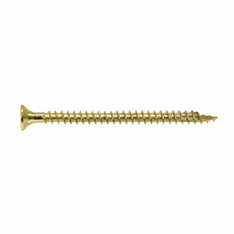 Simpson Strong-Tie SDCF22434 Strong-Drive (0.590" x 4-3/4") T40 Yellow Zinc Timber-CF Screw, Flat Head w/ Nibs (250 Pack)